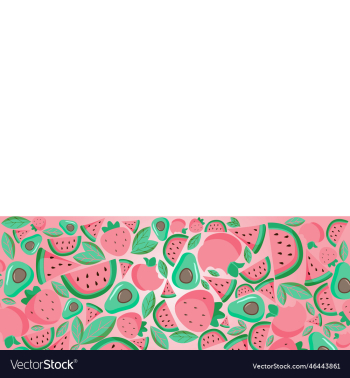 border from fruits border from fruits