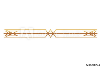 border ornate gold decoration vintage vector illustration border ornate gold decoration vintage vector illustration