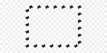 Borders And Frames Butterfly Drawing White Computer - Butterfly Border Black And White Borders And Frames Butterfly Drawing White Computer - Butterfly Border Black And White
