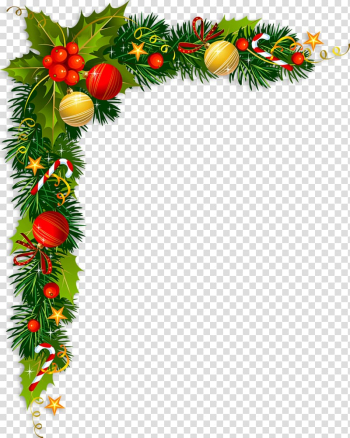 Borders and Frames Christmas card Christmas tree , pouring transparent background PNG clipart