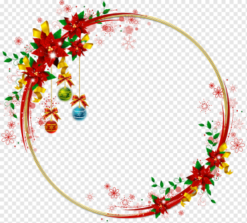 Borders and Frames Christmas Frames, round frame, holidays, decor, branch png