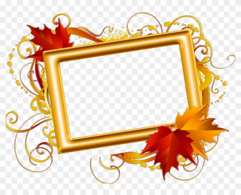 Borders And Frames, Graphics, Autumn, Clip Art, Gifs, - Tubes Cadre Automne