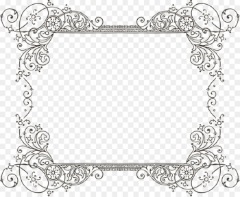 Borders and Frames Picture Frames Calligraphic Frames and Borders Clip art - classic border 