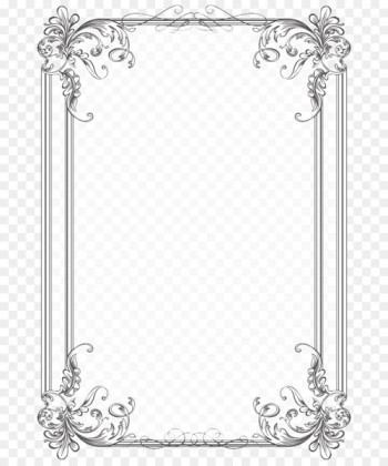 Borders and Frames Wedding invitation Picture Frames Microsoft Word Clip art - vintage border 