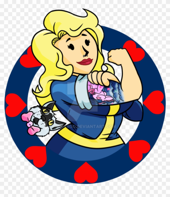 Bosom Buddy By Kingvego Commission - Vault Girl Png