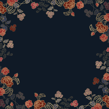 Botanical floral mockup illustration Botanical floral mockup illustration