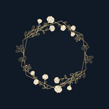 Botanical floral mockup illustration Botanical floral mockup illustration