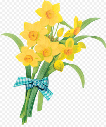 Botanical illustration Printing Flower Antique Wild daffodil - flower 