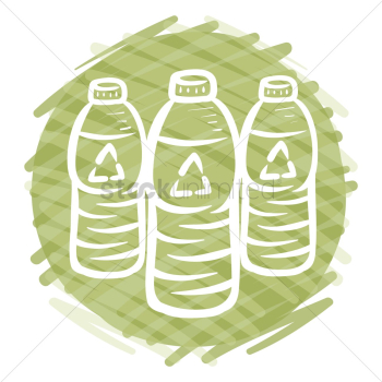 Bottle recycling concept Bottle recycling concept