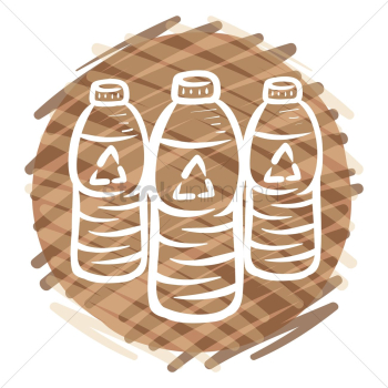Bottle recycling concept Bottle recycling concept