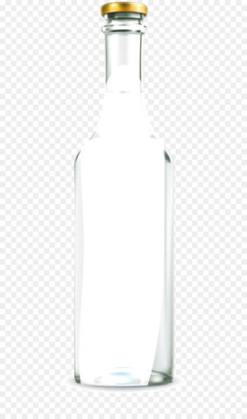 Bottle Transparency and translucency Glass - Vector transparent bottle 