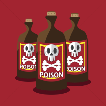 Bottles of poison