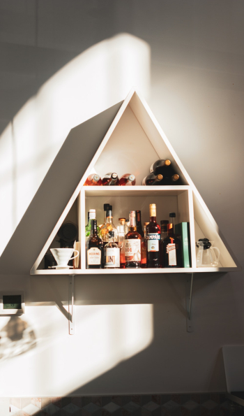 Bottles on Shelf Bottles on Shelf