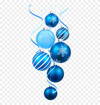 Boules ,noel ,png,tube - Blue Christmas Ornament Png