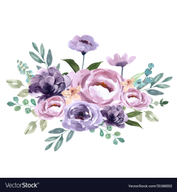 bouquet icon for unique cover decoration exotic