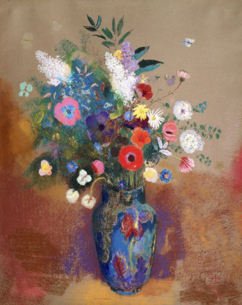 Bouquet of Flowers (1900&mdash;1905) by Odilon | Free Photo Illustration - rawpixel