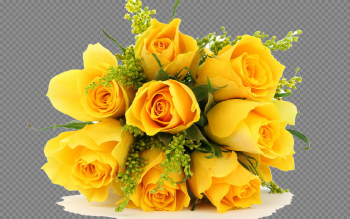 Bouquet of Flowers PNG Transparent Image