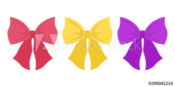 Bow icon set Bow icon set