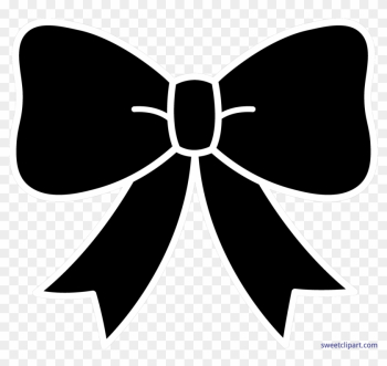 Bow Ribbon Silhouette Clip Art - Hair Bow Clip Art