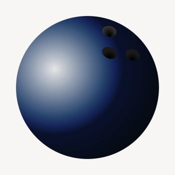 Bowling ball clipart, entertainment illustration. | Free Photo - rawpixel