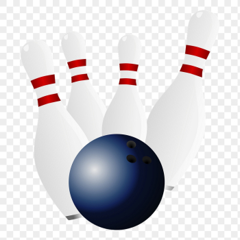 Bowling hobby png sticker clipart, | Free PNG - rawpixel