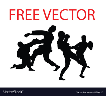 boxing sport silhouettes free boxing sport silhouettes free