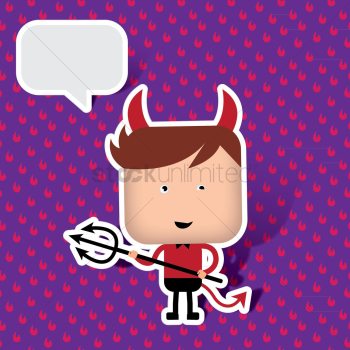Boy as devil Boy as devil