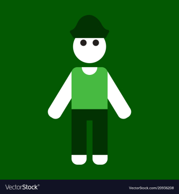 Boy character wearing a sailors costume vector image