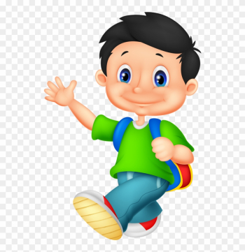 Boy Clipart School Student - Cartoon School Boy