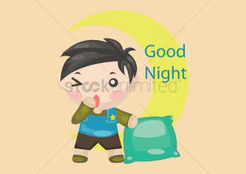 Boy going to sleep Boy going to sleep
