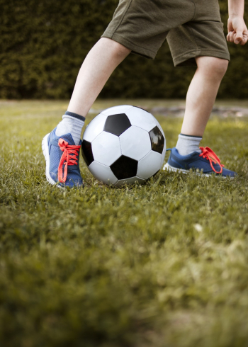 Boy Playing With Soccer Ball Boy Playing With Soccer Ball