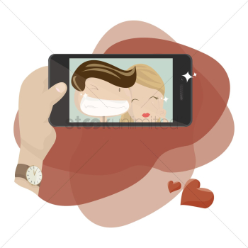 Boy taking a selfie Boy taking a selfie
