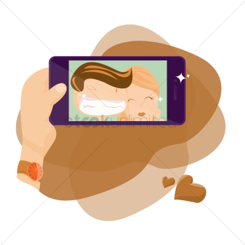 Boy taking a selfie Boy taking a selfie