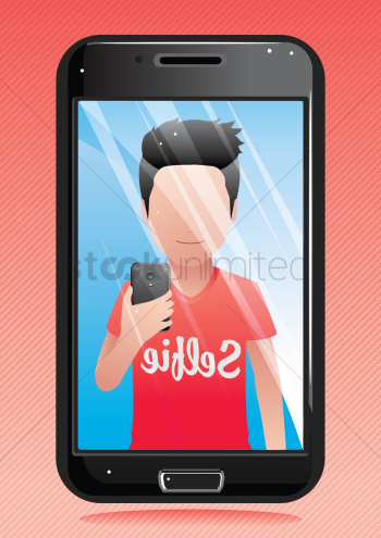 Boy taking a selfie Boy taking a selfie