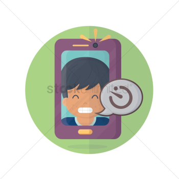 Boy taking a selfie with a smartphone Boy taking a selfie with a smartphone