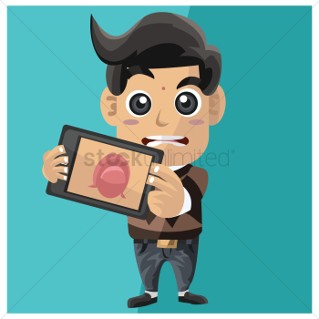 Boy taking selfie with smartphone Boy taking selfie with smartphone