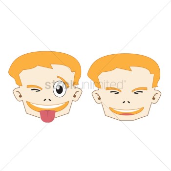 Boy with different expressions Boy with different expressions