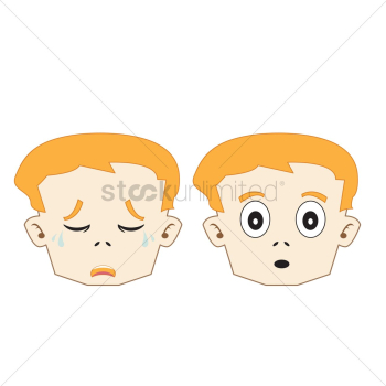 Boy with different expressions Boy with different expressions