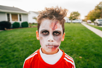 Boy With Face Paint Boy With Face Paint