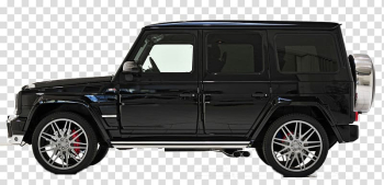 Brabus Mercedes-Benz G-Class Car Audi RS 6, Black jeep transparent background PNG clipart