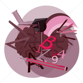 Brain and education concept Brain and education concept