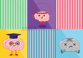 Brain cartoon character