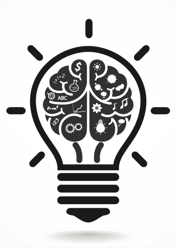 Brain light bulb , Brain Incandescent light bulb Computer Icons , IDEA transparent background PNG clipart