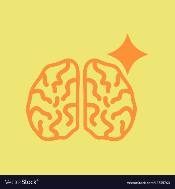 Brain stroke vector image Brain stroke vector image