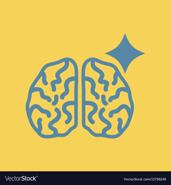 Brain stroke vector image Brain stroke vector image