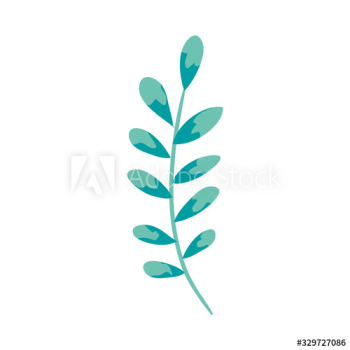 branch with leafs nature ecology design branch with leafs nature ecology design