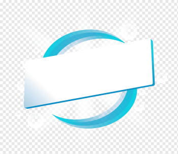 Brand Logo Blue Font, Blue line ring title box, rectangular white and blue board illustration, blue, text, computer png