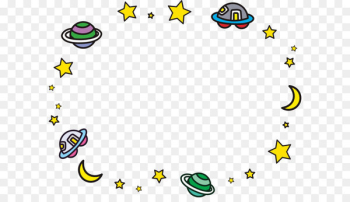 Brand Logo Yellow Clip art - Space planet border Brand Logo Yellow Clip art - Space planet border