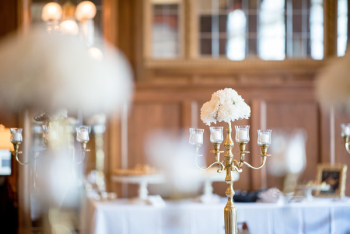 Brass Candelabra in Tilt Shift Photography Brass Candelabra in Tilt Shift Photography