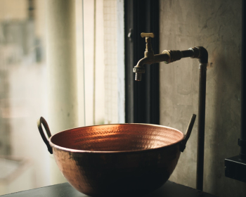 Brass-colored Bowl Brass-colored Bowl